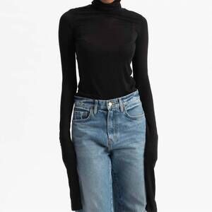 NEW THE GARMENT bree turtleneck top in black